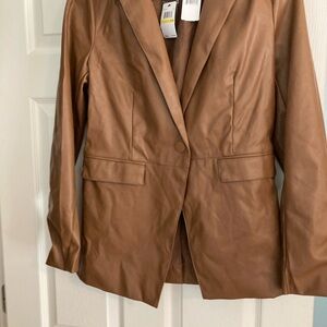 NWT Laundry by Shell Segal faux leather jacket
